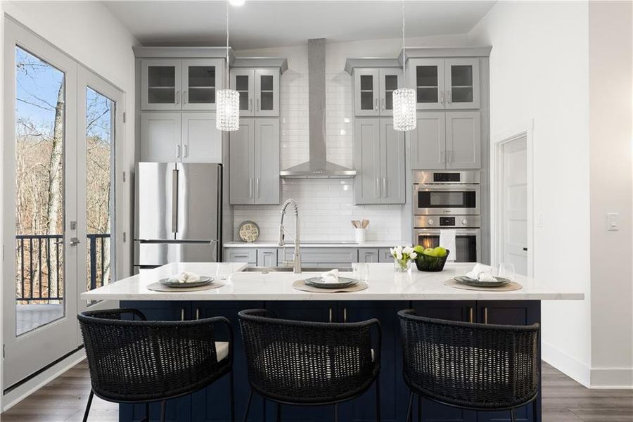 Furnished interior view inside a new home in , Gainesville (Image 8).