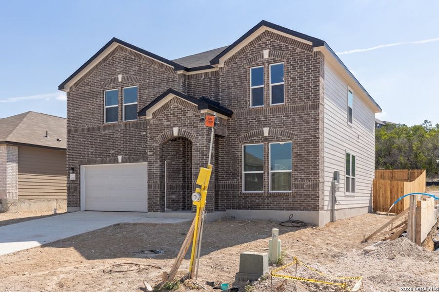 In-progress construction of a new home in Hidden Bluffs at TRP, San Antonio, TX (Image 29).