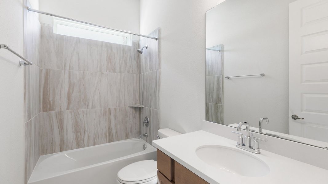 Representative furnished interior of a home built from the Tulane by DRB Homes in Brookewater, Rosenberg (Image 8).