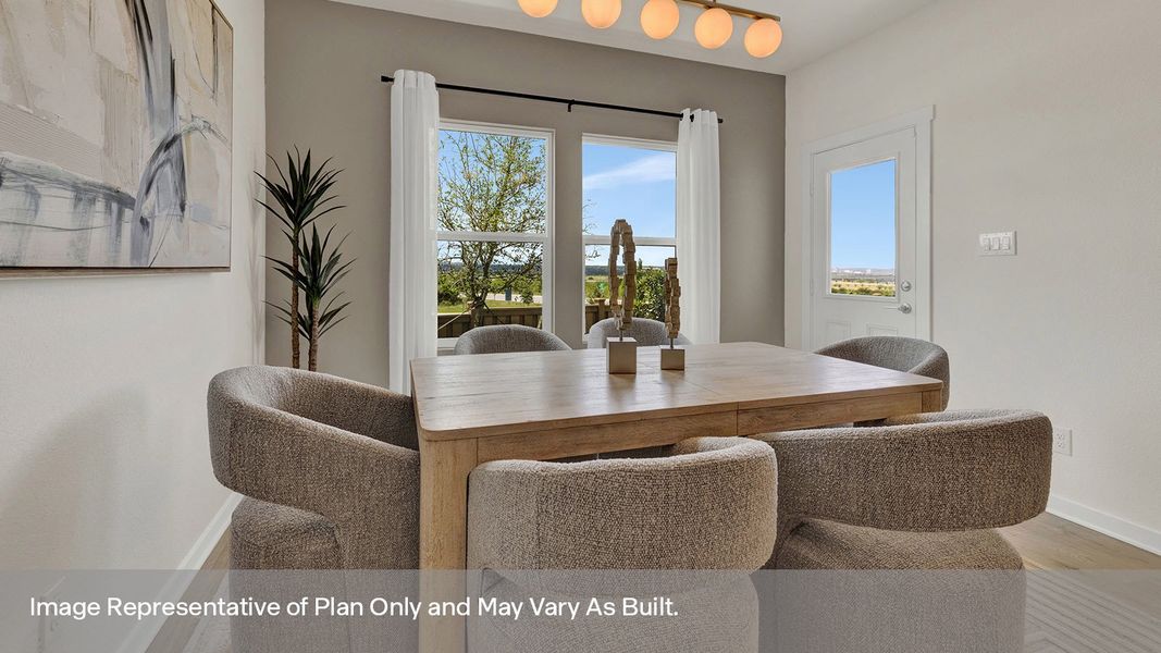 Furnished interior view inside a new home in Whisper South, San Marcos (Image 12).