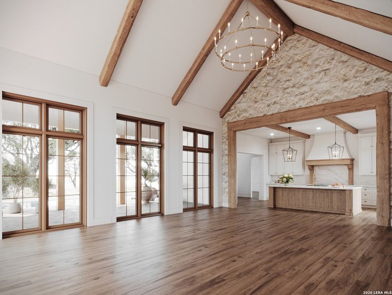 Spacious, unfurnished interior of a new home in , Bulverde (Image 5).