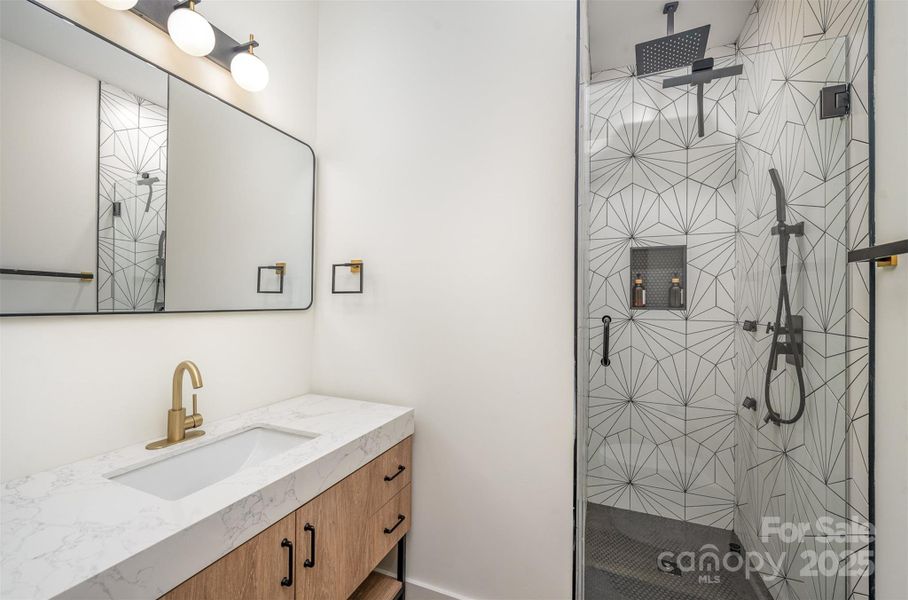 Furnished interior view inside a new home in , Charlotte (Image 9).