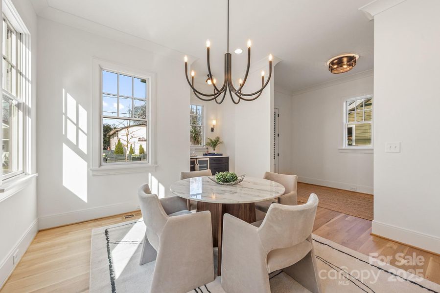 Furnished interior view inside a new home in , Charlotte (Image 15).