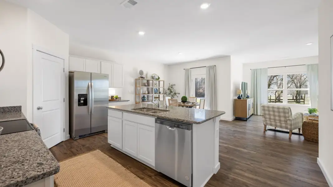Furnished interior view inside a new home in The Hideaway at Edgestone, Ooltewah (Image 14).