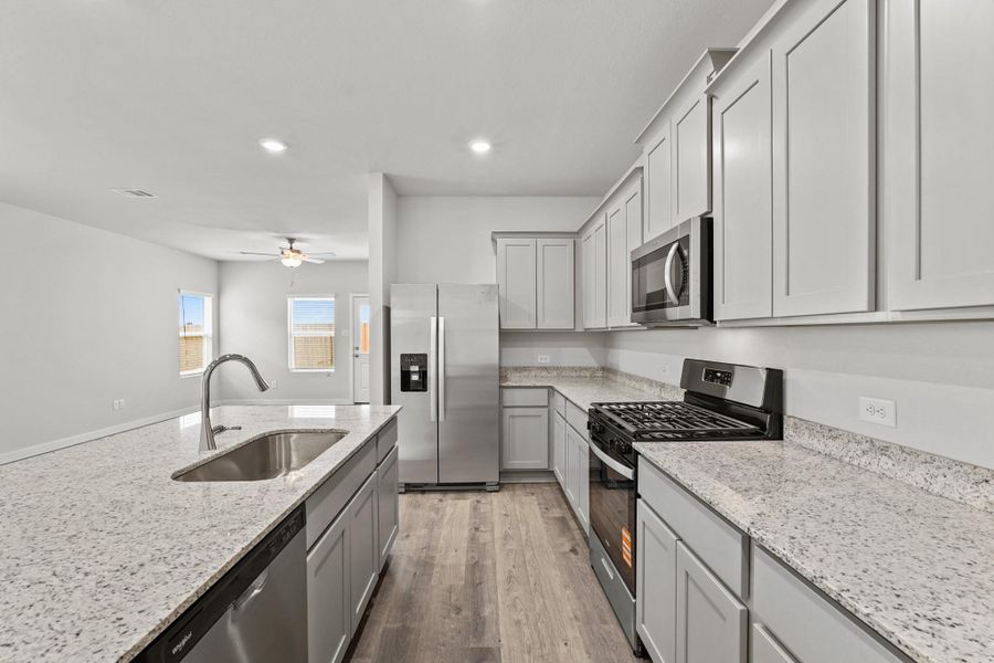 Furnished interior view inside a new home in Lonestar Collection at Paloma at Sanford Farms, Waller (Image 5). Furnished interior view inside a new home in Lonestar Collection at Paloma at Sanford Farms, Waller (Image 5).