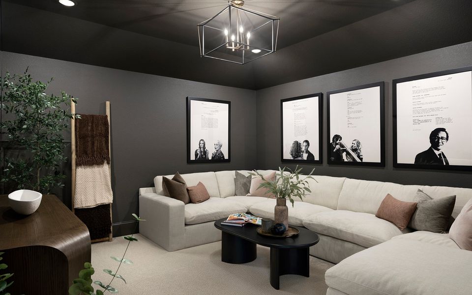 Representative furnished interior of a home built from the Hayden by Brookfield Residential in Midline, Webster (Image 6).