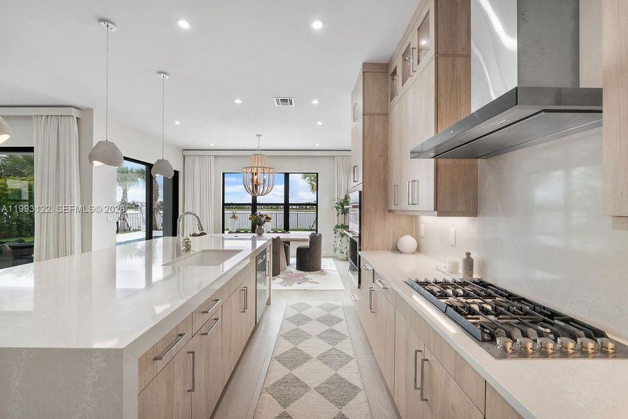 Furnished interior view inside a new home in Solana Bay at Avenir, Palm Beach Gardens (Image 11).