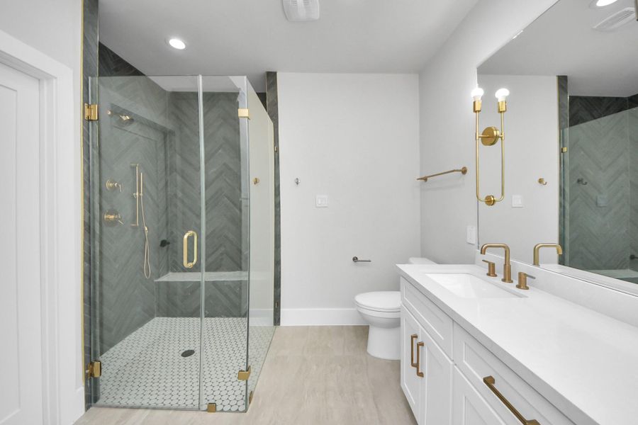 Furnished interior view inside a new home in , Houston (Image 8).