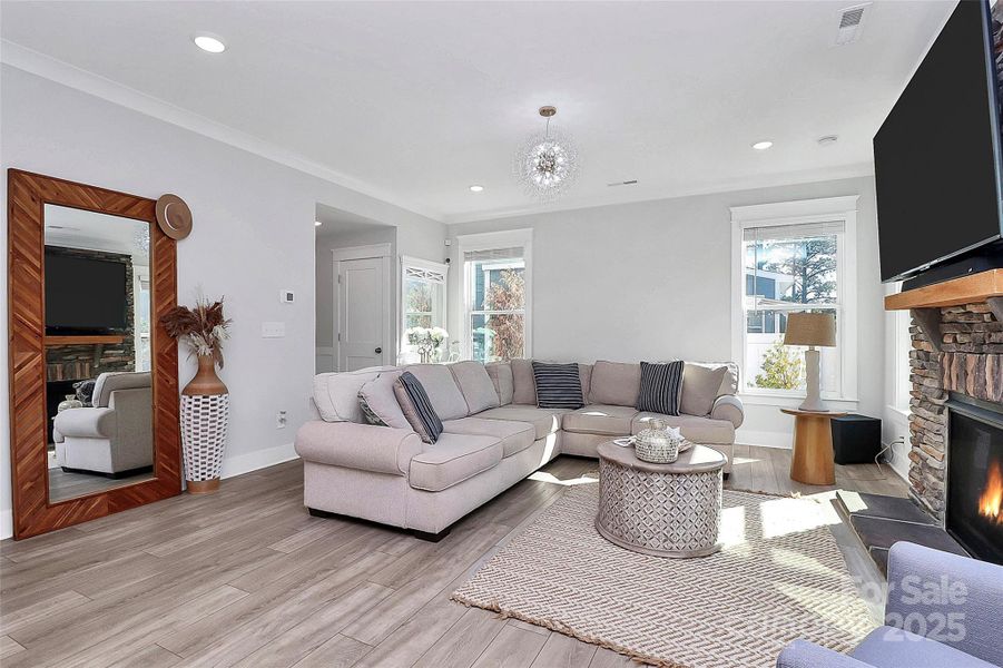 Furnished interior view inside a new home in McKee Grove, Charlotte (Image 10).