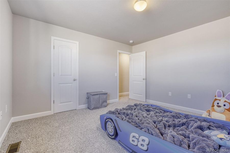 upper level third bedroom