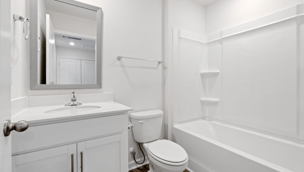 Furnished interior view inside a new home in Tanglewood Townes, Greenville (Image 9).