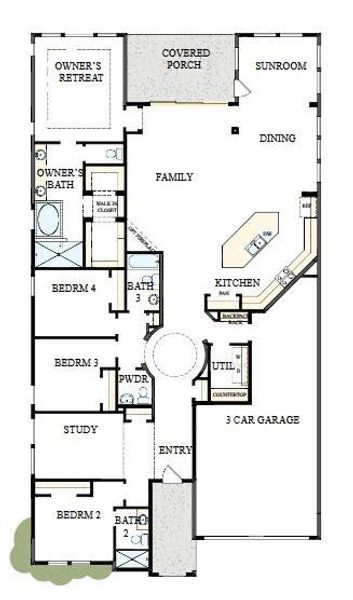 The success of a floor plan is the way you can move through it…You’ll be amazed at how well this home lives…We call it traffic patterns.