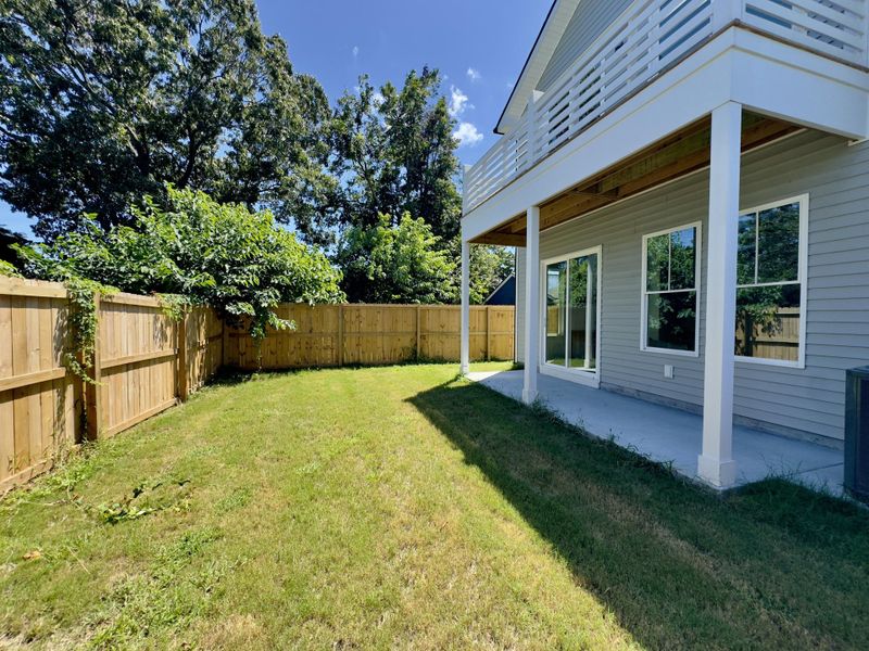 Exterior details and patio area of a home in , North Charleston (Image 28).