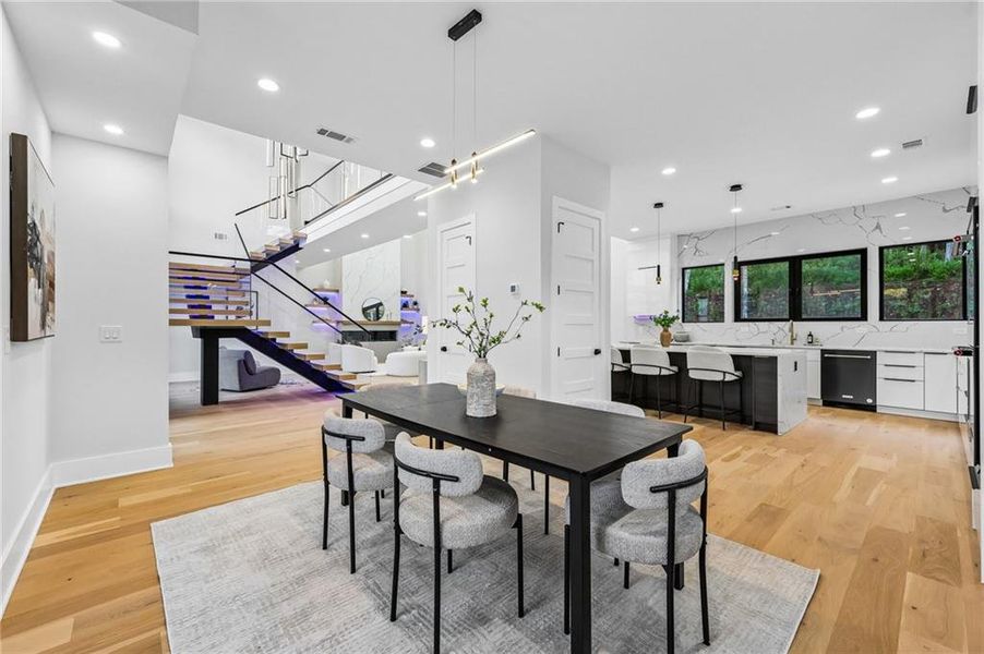 Furnished interior view inside a new home in , Hoschton (Image 15).