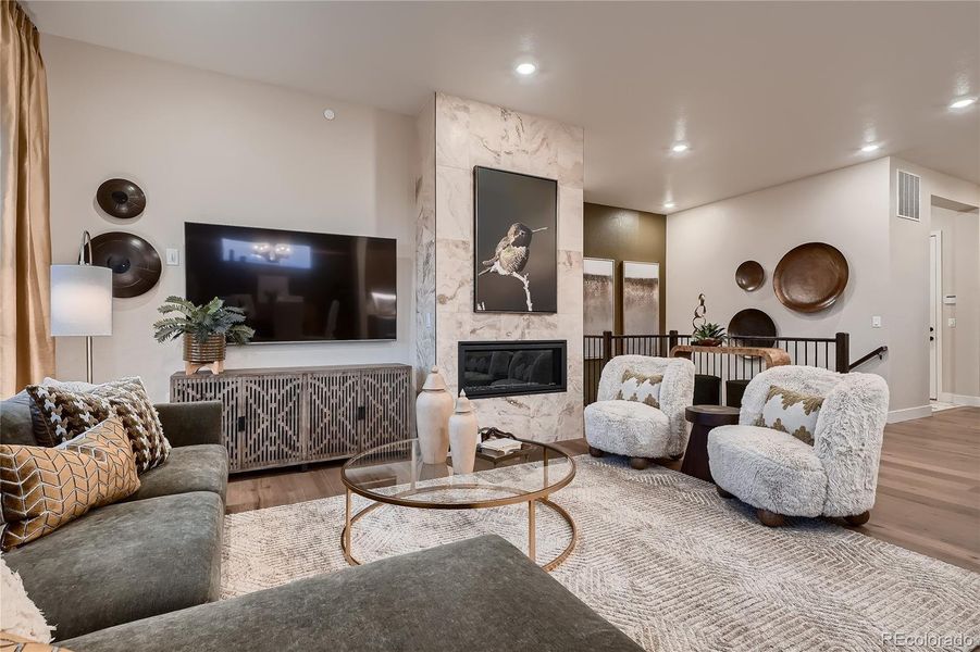 Furnished interior view inside a new home in , Westminster (Image 8).