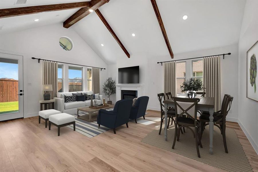 Furnished interior view inside a new home in Heritage Ranch, Sherman (Image 14). Furnished interior view inside a new home in Heritage Ranch, Sherman (Image 14).