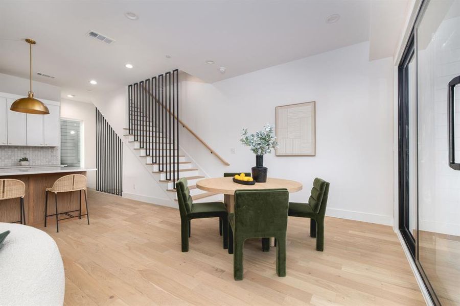 Furnished interior view inside a new home in , Dallas (Image 16).