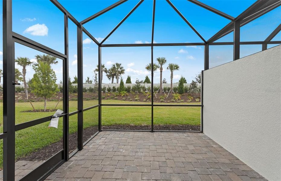 Exterior details and patio area of a home in Talon Preserve on Palmer Ranch, Nokomis (Image 20).