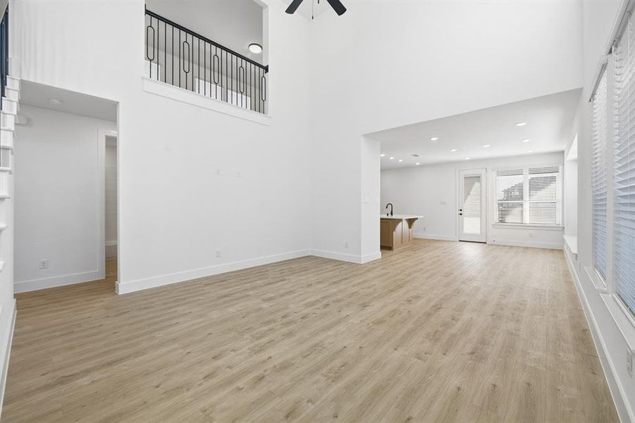 Spacious, unfurnished interior of a new home in Pecan Square: 40ft. lots, Northlake (Image 12).