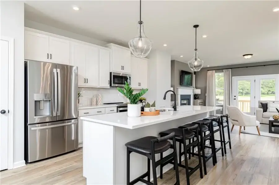 Furnished interior view inside a new home in , Powder Springs (Image 6).