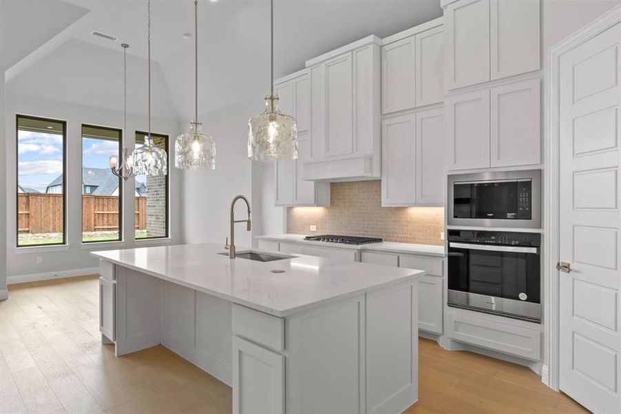 Furnished interior view inside a new home in Windsong Ranch, Prosper (Image 10). Furnished interior view inside a new home in Windsong Ranch, Prosper (Image 10).