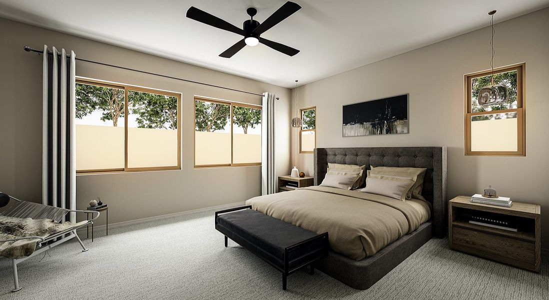 Representative furnished interior of a home built from the Pecan Plan 58-6 by Tri Pointe Homes in Whispering Hills, Laveen (Image 8). Representative furnished interior of a home built from the Pecan Plan 58-6 by Tri Pointe Homes in Whispering Hills, Laveen (Image 8).