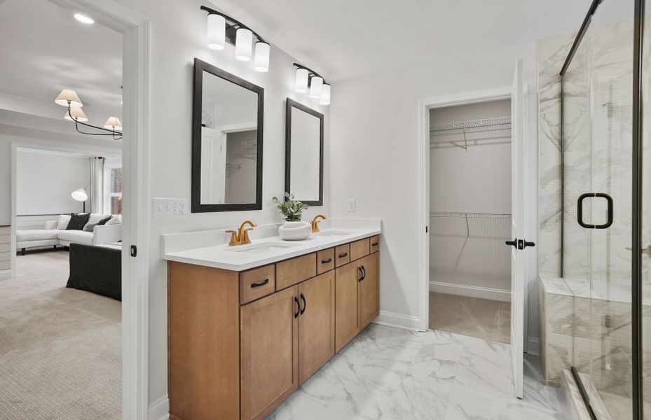 Furnished interior view inside a new home in Elmbrook, Indian Trail (Image 11).