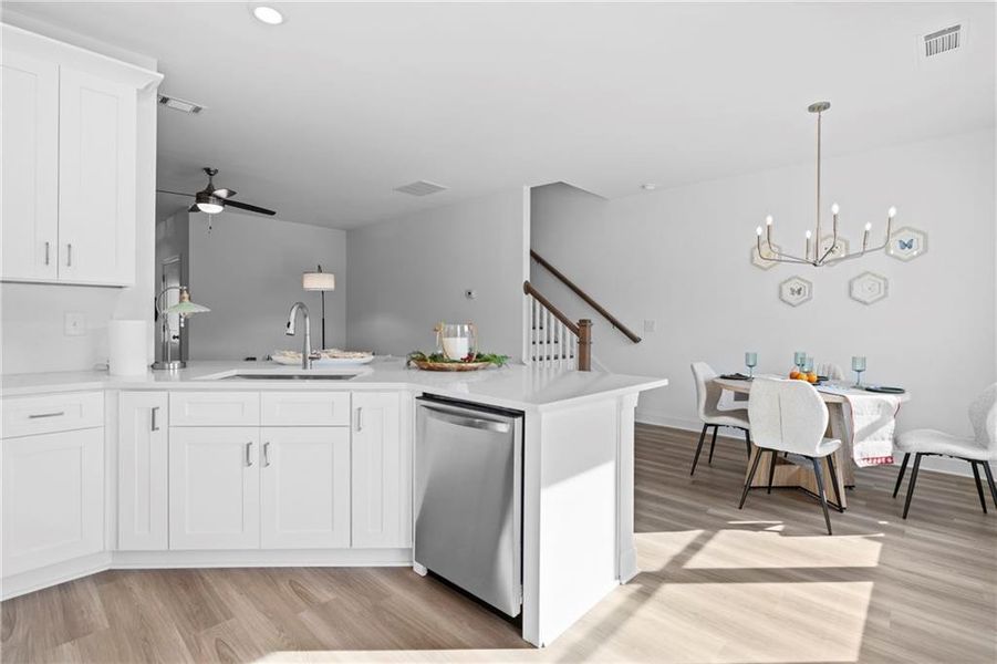 Furnished interior view inside a new home in , Ball Ground (Image 12).