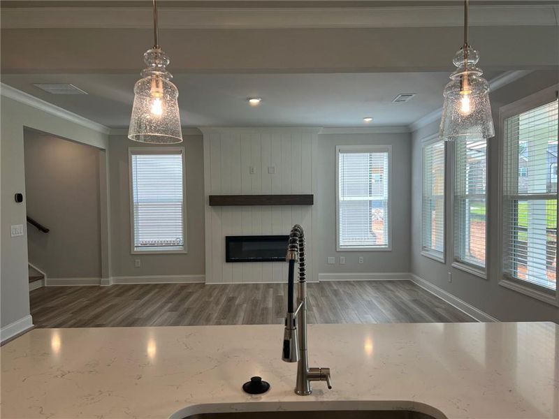 Close-up of interior finishes inside a home in Crofton Place Enclave, Snellville (Image 23).