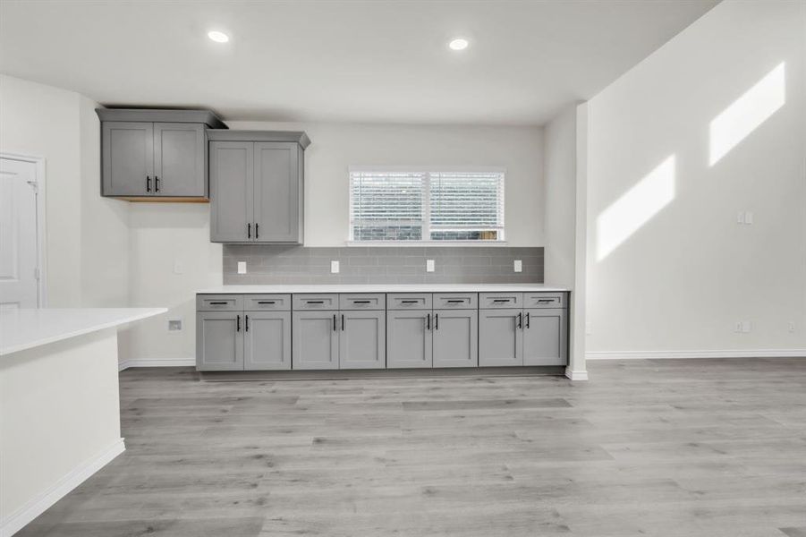 Furnished interior view inside a new home in The Landing at Hidden Lakes, McKinney (Image 8). Furnished interior view inside a new home in The Landing at Hidden Lakes, McKinney (Image 8).