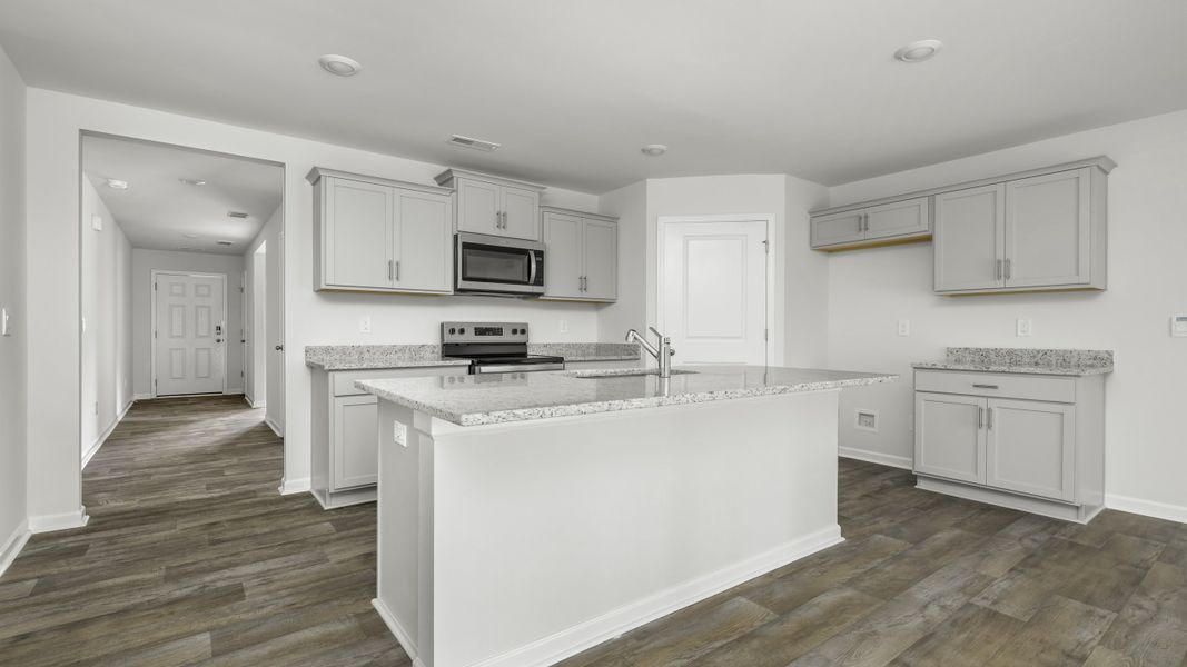 Furnished interior view inside a new home in Quail Haven, Winston-Salem (Image 5).