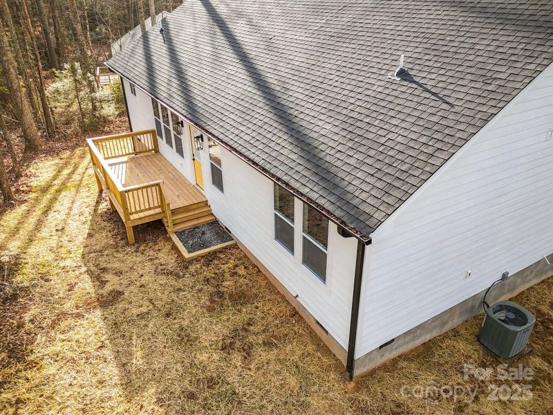 Exterior details and patio area of a home in , Swannanoa (Image 3). Exterior details and patio area of a home in , Swannanoa (Image 3).