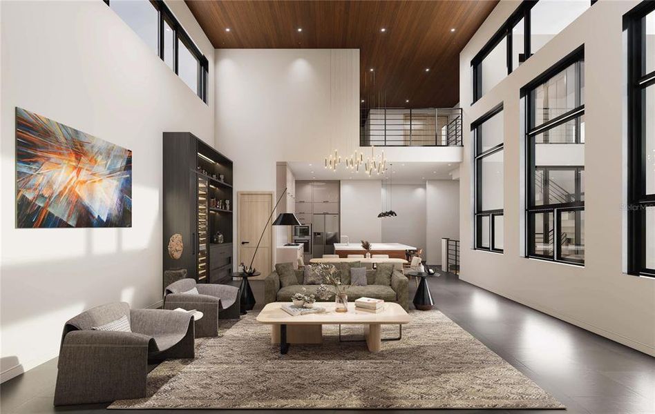 Furnished interior view inside a new home in , Tampa (Image 6).