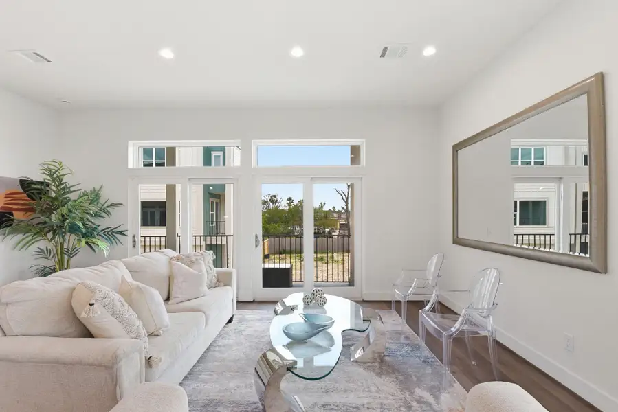 Furnished interior view inside a new home in , Houston (Image 10).