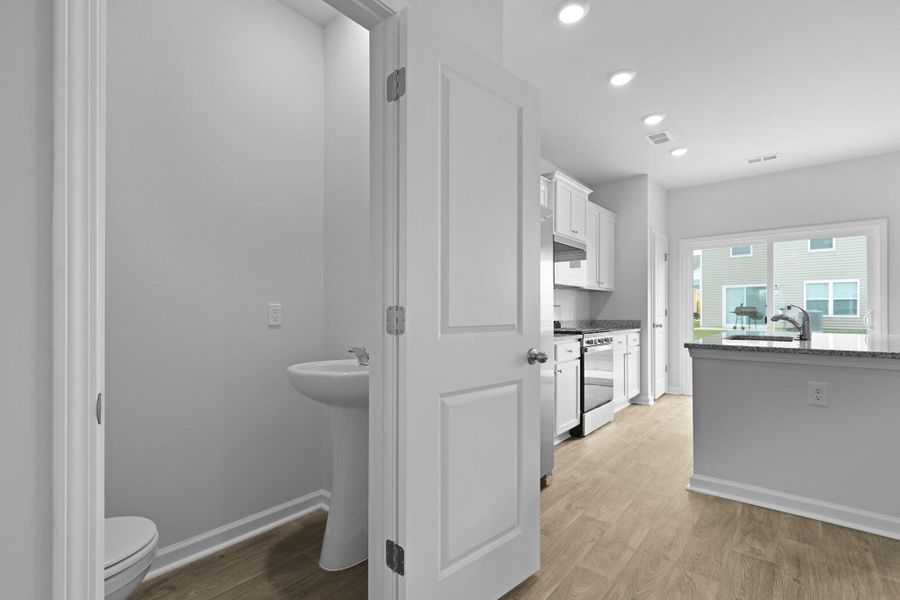 Furnished interior view inside a new home in Carolina Groves, Moncks Corner (Image 8). Furnished interior view inside a new home in Carolina Groves, Moncks Corner (Image 8).