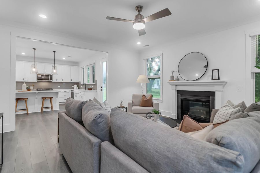 Furnished interior view inside a new home in , Summerville (Image 30).