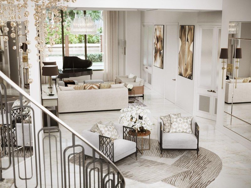 Furnished interior view inside a new home in , Fort Lauderdale (Image 15).