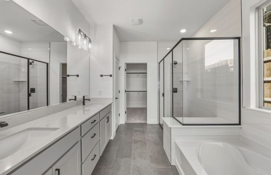 Furnished interior view inside a new home in West Cypress Hills, Spicewood (Image 9).