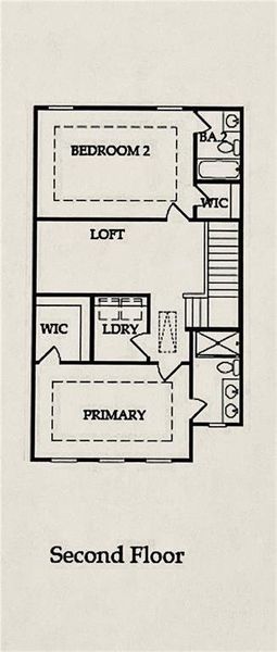 2D floor plan layout of this home in , Cumming, GA (Image 2).