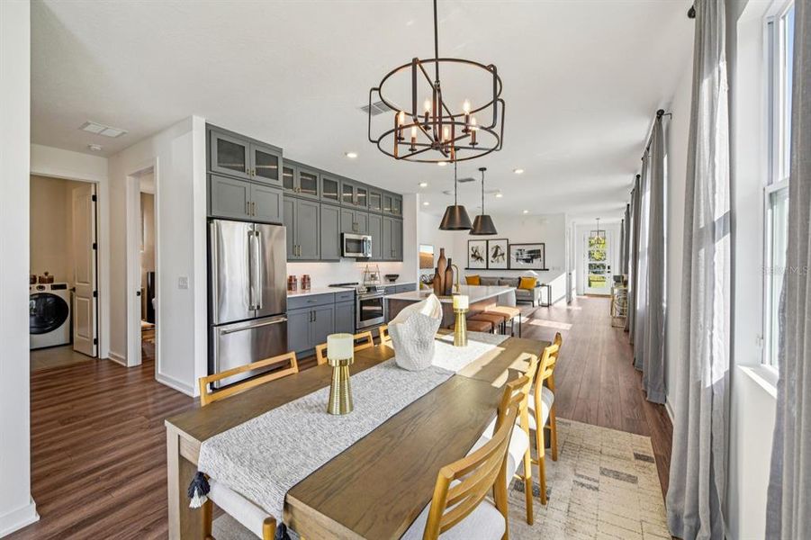 Furnished interior view inside a new home in Northlake Classical, Winter Garden (Image 9). Furnished interior view inside a new home in Northlake Classical, Winter Garden (Image 9).