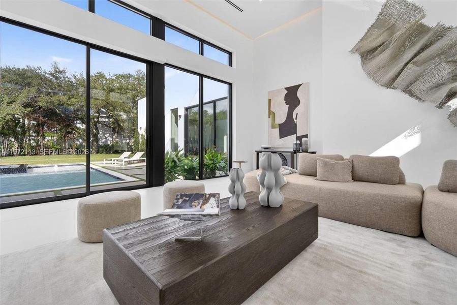 Furnished interior view inside a new home in , Miami (Image 37). Furnished interior view inside a new home in , Miami (Image 37).