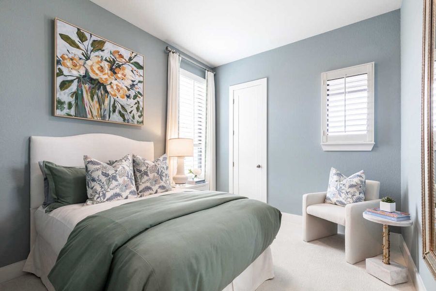 Representative Secondary Bedroom - some options shown