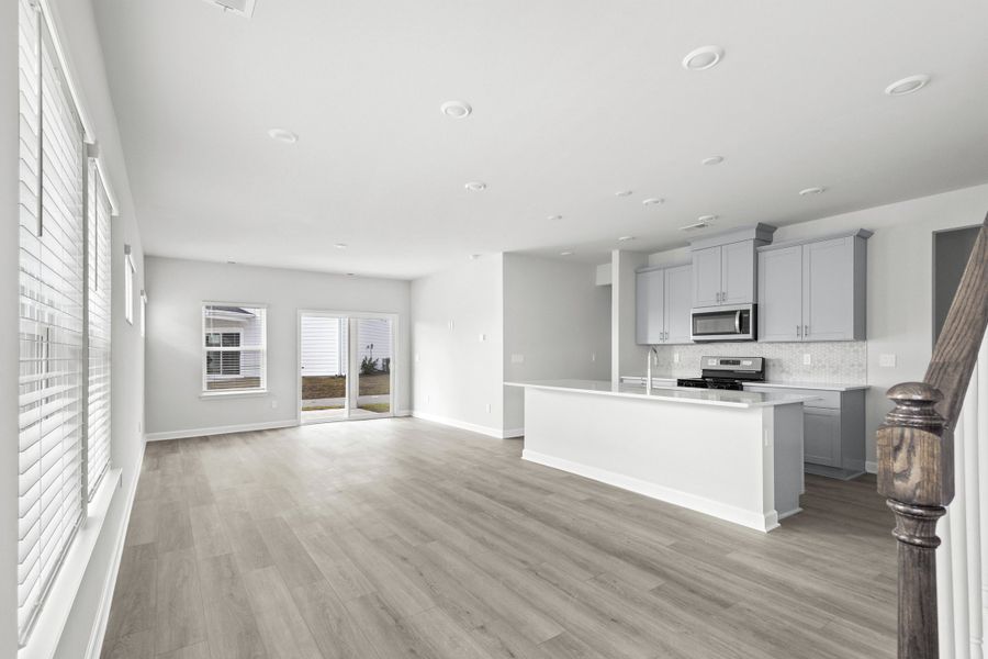 Spacious, unfurnished interior of a new home in Waterside - Boardwalk Series, Longs (Image 12).