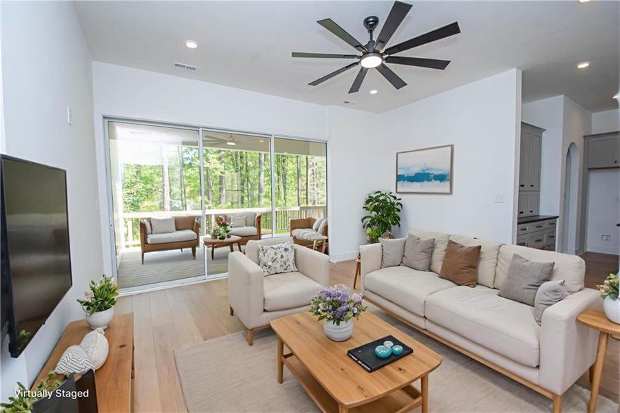 Furnished interior view inside a new home in , Fayetteville (Image 12).