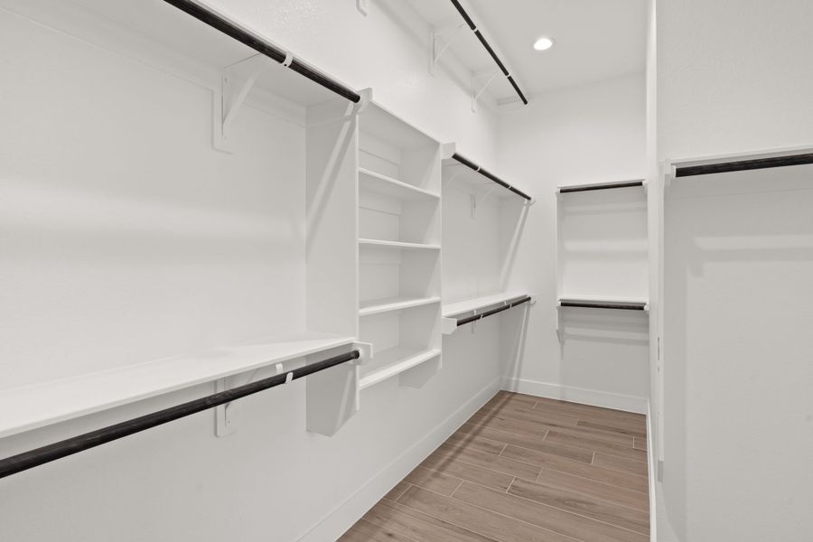 Furnished interior view inside a new home in The Trails, New Caney (Image 9).