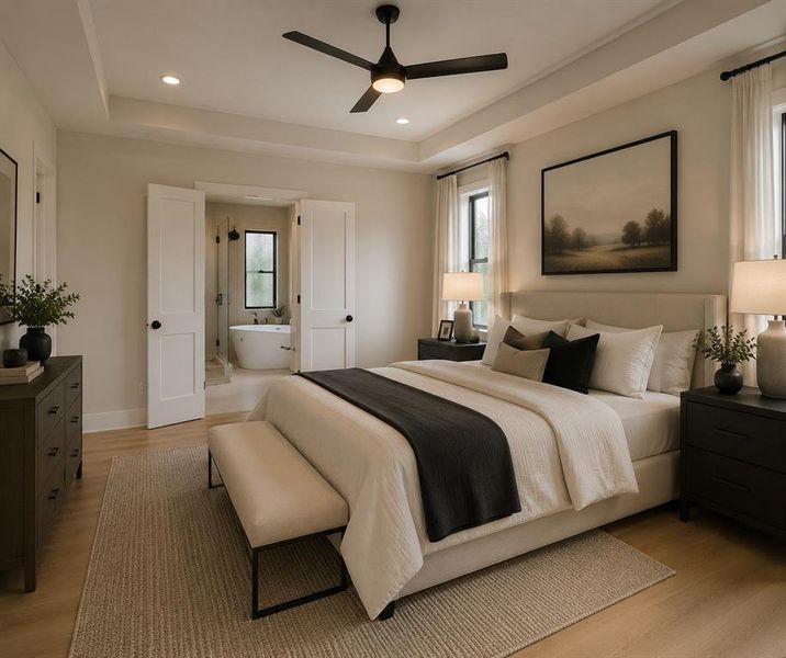 Furnished interior view inside a new home in , Gordonville (Image 3).
