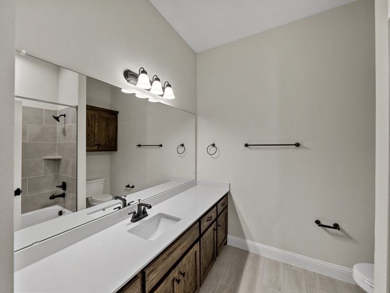 Representative furnished interior of a home built from the Jude by Robbie Hale Homes in High Meadows Estates, Nevada (Image 14).
