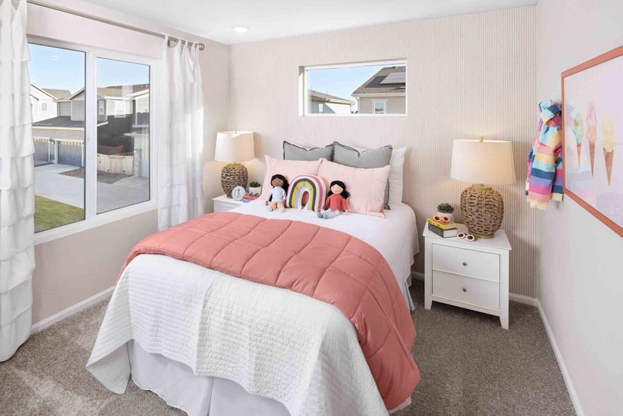 Representative furnished interior of a home built from the 2 by Risewell Homes in Woodrose at Painted Prairie, Aurora (Image 17). Representative furnished interior of a home built from the 2 by Risewell Homes in Woodrose at Painted Prairie, Aurora (Image 17).