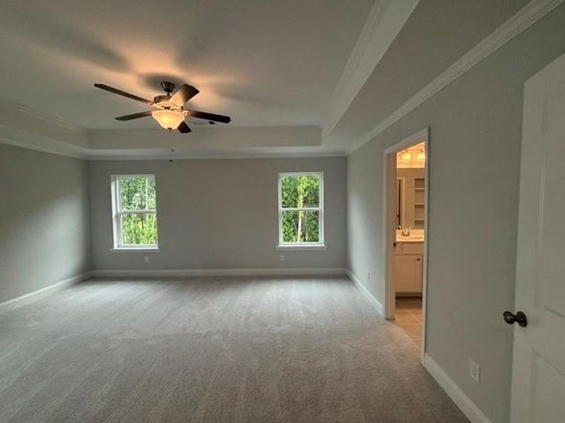 Spacious, unfurnished interior of a new home in Edenglen, Buford (Image 34). Spacious, unfurnished interior of a new home in Edenglen, Buford (Image 34).