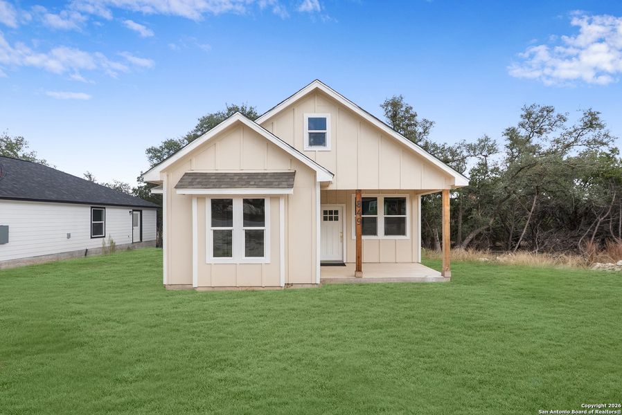 Exterior details and patio area of a home in , Spring Branch (Image 22). Exterior details and patio area of a home in , Spring Branch (Image 22).
